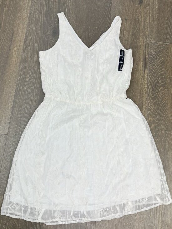 GAP Dresses & Skirts - GAP sheer White Midi Dress Size Large Cottagecore Summer